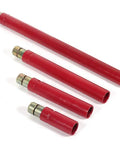 4 durable red hydraulic extension pipes for 10 Ton Hydraulic Porta Power Kit With Heavy Duty Car Jack Ram For Auto Repair Shop Use.