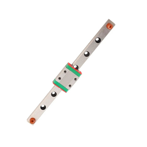 9mm Wide Linear Rail Guides With Slide Block LML9B featuring built-in lubrication, side oil inlet, and ball retainer for CNC and 3D printer applications.
