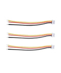 Three M2 Helicopter Satellite Receiver Adapter For SPEKTRUM DSM X OSHM2074 showing wires and connectors in 3 pack