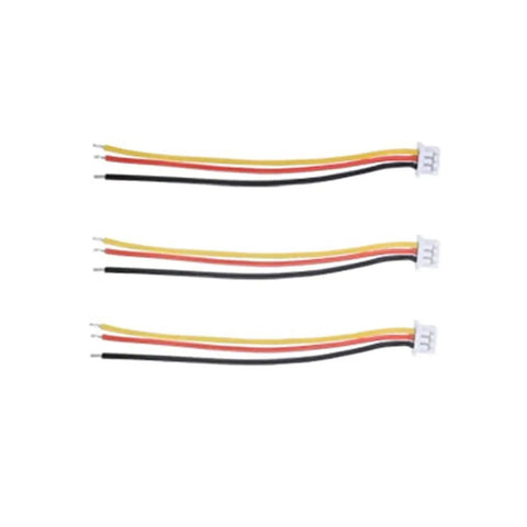 Three M2 Helicopter Satellite Receiver Adapter For SPEKTRUM DSM X OSHM2074 showing wires and connectors in 3 pack