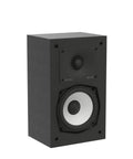 XT15 Monitor Bookshelf and Surround Sound Speakers Pair With Hi Res Audio Certified, Midnight Black, showcasing front view