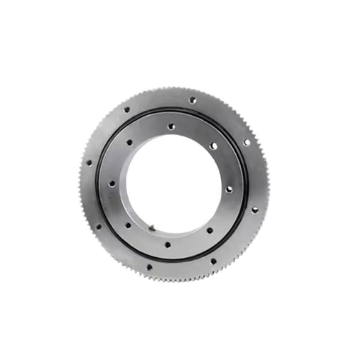 Top view of External Gear Rotary Support Bearing 100 Millimeter By 214 Millimeter By 30 Millimeter With External Gearing 2M Modulus And 105 Teeth