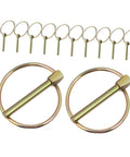 Heavy Duty Lynch Pin Kit With Locking Clips For Trailers Tractors And Mowers Quick Release Design For Easy Maintenance And Safe Operation Three Sixteenth Inch Pins For Trucks Agricultural And Industrial Use, 2-pack