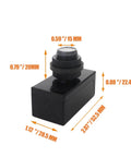 Dusk To Dawn Outdoor Photocell Sensor Switch 12V DC Auto On Off Post Lamp Light Control with dimensions 52.5x28.5x22.4mm