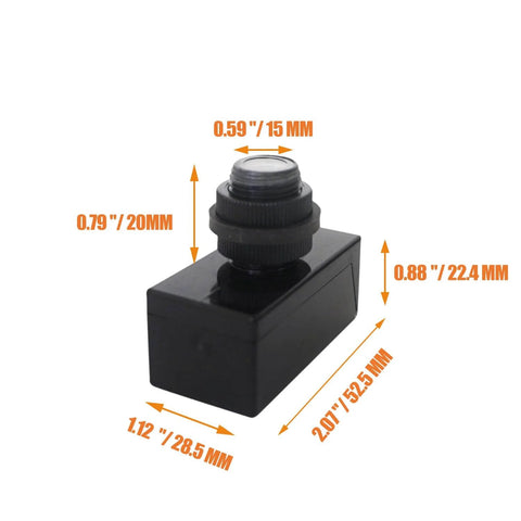 Dusk To Dawn Outdoor Photocell Sensor Switch 12V DC Auto On Off Post Lamp Light Control with dimensions 52.5x28.5x22.4mm