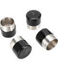 Stainless Steel Boat Trailer Hub Bearing Kit 4 pieces 1.98 inch with protective cover and grease fitting for 4 and 5 bolt hubs.