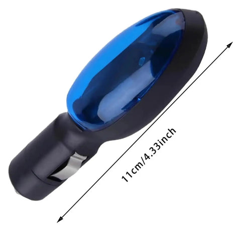 Gas Saver 5pc Kit With FuelSync Tech For Cars Easy Mount Vehicle Efficiency Booster showing 11cm blue component