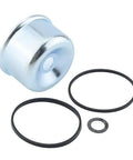 Float Bowl Gasket Seal Ring For Briggs And Stratton Carburetors, Compatible With 796611 493640 398191 20-141-1 20-141 Lawn Mower Parts, O Ring And Seal Set, Durable Replacement. Metal float bowl with two black O-rings and seal ring