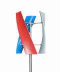 400W 12V Wind Turbine Kit With 3 Blades Vertical Helix Design, Charge Controller, IP67 Rated, Coreless 3 Phase Permanent Magnet Generator