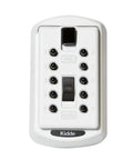 Slimline Push Button Key Safe Lock Box For Wall Mount Holds Up To Two Keys With Easy Code Access No Fuss Key Storage