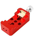 Compact Dovetail Clamp For Enhanced Stability Of Astronomical Telescope Equatorial Mount Red Finish With Lightweight Aluminum Alloy Body