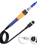 60W Electric Soldering Iron Handle for Models 936A, 937D+, 939, 939D, 898D+, 862D with ESD Safe Design, ventilated sides