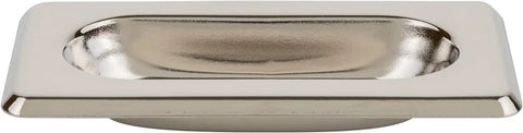 Nickel Recessed Sash Window Lift With Beveled Edge For Vertical Sliding Windows Stamped Brass Pull Pack Of 10 hardware detail view.