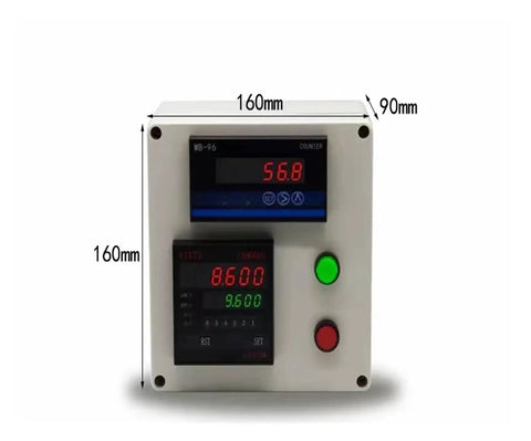 Hella Durable Encoder Wheel Meter Featuring Smart Digital Counter For No Sweat Length Tracking, 160mm x 90mm size, digital display.