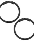 Two Pack Bike Flywheel Cassette Spacer 1.8mm Flywheel Gasket For Eight Nine Ten Eleven Speed Mountain Bikes Easy Install Tight Fit Reduces Shake 40.5 By 34.7 mm Black