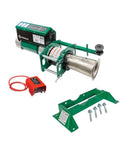 Super Heavy Duty Greenlee Gx10 10K Tugger With Floor Mount, electric cable puller with dual speed motor and foot switch.