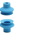 FGA Series Industrial Vacuum Chuck Manipulator Sucker With 11Mm, 14Mm, 16Mm, 20Mm, 33Mm, 43Mm, 53Mm, 63Mm, 78Mm Sizes. Blue silicone suction cups for glass handling tools.