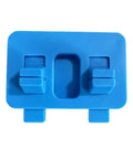 Heavy Duty Welding Wire Fixture Clamps Thickened Adjustable Cable Holds For Soldering Projects And Electrical Work Made With Durable Abs view from above showing blue clamp design.