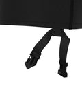 Close-up of secure side straps on 55 Inch Outdoor Cover for Keter Unity XL Portable Table UV Resistant Breathable All Weather Protection Heavy Duty 300D Polyester with Secure Side Straps Built To Last.