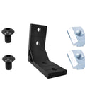 4040 Corner Brackets Set With 16 M8 T Slot Nuts 16 M8x18mm Hex Socket Cap Screws And 1 M5 Wrench For 2020 Aluminum Extrusion Profiles