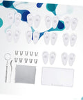 Glasses Nose Pads Replacement Kit With Multifunctional Screwdriver Tool For Easy Eyewear Repair Snug Fit And Quick Installation