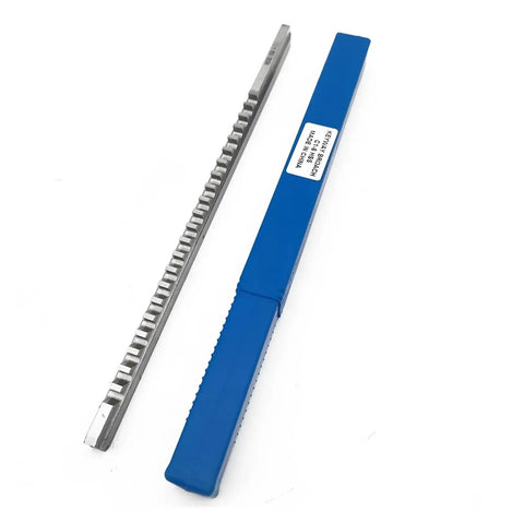6Mm C1 Push Type Keyway Broach With Shim For CNC Router And Metalworking, High Speed Steel Keyway Cutter For DIY Projects shown with packaging