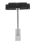 Automatic Door Closer With Spring Hinge For Home Doors, Garden Gates, And Fences, showing stainless steel mechanism