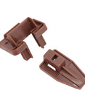Drawer Track Guide and Glides Set for Smooth Installations Durable Plastic Includes Screws 10 Sets for DIY Furniture Easy Fit No Hassle Performance