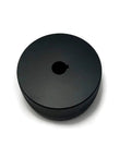 Killer Delrin Wheel Set Slaps Onto Your 2X72 Belt Grinder With A Rock Solid 4 Inch Drive And Five Eighths Inch Bore, black Delrin wheel.