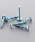 Number 8-32 X 1-1/4 Inch Truss Head Phillips Machine Screws One Pound Bulk Pack showing multiple screws in zinc carbon steel.