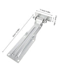 Beefy Heavy Duty Cargo Truck Door Hinge For Utility Trailers And Dump Trucks With Anticorrosion Iron Build Easy Install High Strength Rugged Rear Door Hinge For Box Trucks RVs Trailers And Fleet Maintenance, 32cm long