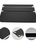 3 Pack Screw Mounted Blind Plates For Equipment Cabinets And Server Racks, Dust Guard Covers, Easy Install, Rugged Internal Equipment Shield, Keeps Machines Clean And Cool, black metal set