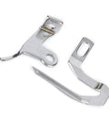 2 Pack Overlock Looper Set For Sewing Machines, Curved Needle, Pro Grade Alloy, Versatile Serger Parts, Fits Multiple Models Like 14HD854, 14U544, 14U554, And More, Precise Alignment For Smooth Durable Stitching. silver upper and lower loopers