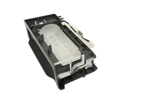 Genuine OEM Refrigerator Ice Maker Assembly Replacement for DIY Friendly Install Replaces W11414318 featuring ice mold