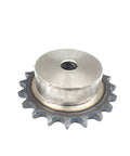 Helical Gear 08B Chain Gear 9 To 19 Teeth Steel Sprocket Wheel With 12.7mm Pitch, A3 steel for industrial use, close-up view