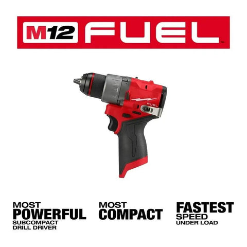 Badass M12 Compact Drill Driver With Knockout 400 Inch Pound Torque Rock Solid All Metal Chuck Gearcase Built In Low Light Led Bare Tool Kit Without Battery Or Charger For Weekend Pros showing compact design with chuck.
