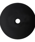 Matte Black Escutcheon Back Plates For Cabinet Knobs And Doors Four Pack Round Rosette Plate Two And One Third Inch Heavy Duty Die Cast Zinc