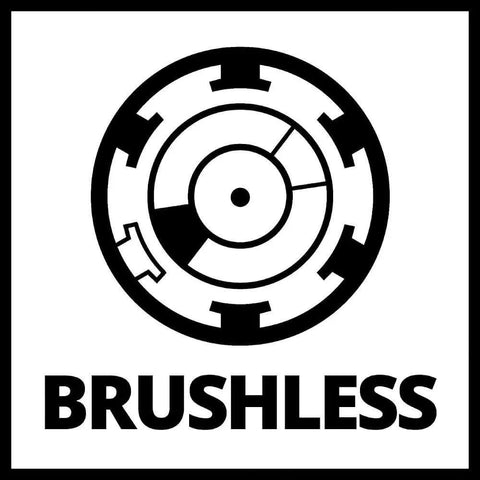 Brushless motor icon representing efficiency for Heavy Duty Cordless Drill And Screwdriver 18 Volt Brushless Motor 50 Nm Built Tough Rock Solid Performance Includes Two 20 Amp Hour Lithium Ion Batteries And Fast Charger Made For Daily Grind Jobs.