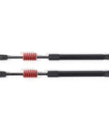Gas Powered Hydraulic Rear Trunk Struts Kit For Tesla Model 3 2015 2016 2017 2018 2019, 2 Pieces Hood Lift Shocks, Black with Red Springs