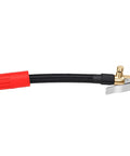 Heavy Duty Tire Inflator Extension Hose 16cm Quick Connect Fits Recessed Valve Stems Cars Motorcycles Bikes black braided hose