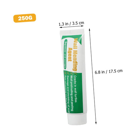 Tube of Two Pack Wall Repair Cream Kit With Scraper And Precision Applicator For Quick Interior And Exterior Crack Repair