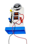 Electric Bell Demonstration Kit For Science Classrooms Hands On Electromagnet Experiment Tool with blue base and wires
