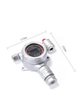 Go To Wireless Gas Detector And Monitor For Carbon Monoxide And Hydrogen Resistant Gas Concentration with dimensions shown