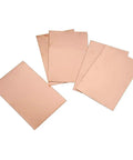 5 Pack 100 X 150 X 0.4mm Double Sided Copper Clad PCB Boards For DIY Electronics Prototyping Soldering Practice And Custom Circuit Projects