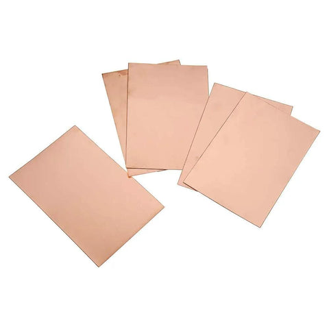 5 Pack 100 X 150 X 0.4mm Double Sided Copper Clad PCB Boards For DIY Electronics Prototyping Soldering Practice And Custom Circuit Projects