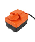 TR230-3 Rotary Actuator Assembly With 2Nm Torque AC230V 3 Point Control in orange and black, for commercial dampers.