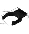 No Drama Hidden Toe Kick Clips For Kitchen Cabinets And Furniture Legs 50 Piece Heavy Duty Plastic Baseboard Fasteners close-up view
