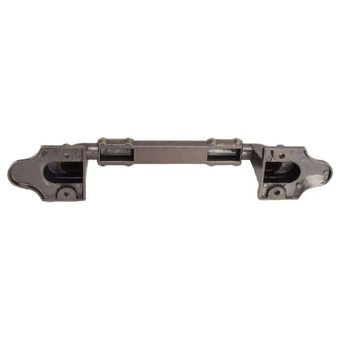 Two Piece Antique Bronze Barn Door Handles Set With Mounting Screws for cabinets, shown in front view showcasing the vintage drawer pulls.