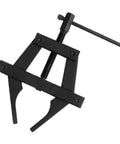Heavy Duty Steel Motorcycle Chain Tensioner And Gear Tightener Rig Designed For Construction Bosses And DIY Hustlers Who Want No Hassle Mechanic Gear To Keep The Job Done, black steel chain adjuster tool.