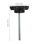 Spare Tire Clamp Bolt For Quick Secure Mounting And Easy Installation Heavy Duty Hold Down Fastener For Cars shown with dimensions